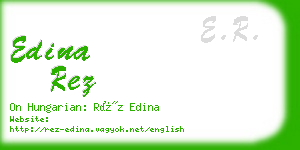 edina rez business card